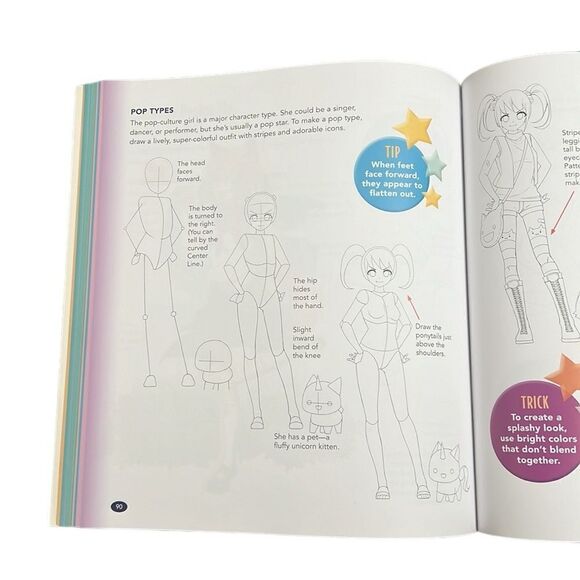 The Master Guide to Drawing Anime Book Tips & Tricks Christopher Hart Paperback - Picture 13 of 16